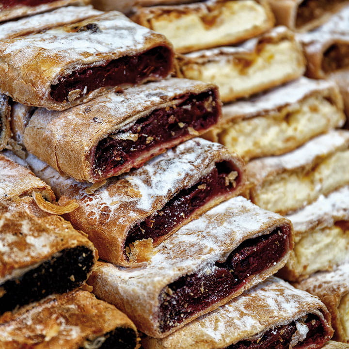 Traditional Hungarian Strudel 